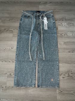 Baggy Purple Jeans
