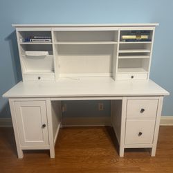 Hemnes Desk With Add On Unit 