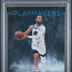 2023 Donruss Stephen Curry Playmakers #3 PSA 8  Golden State Warriors 