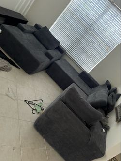 Grey couch for sale great condition