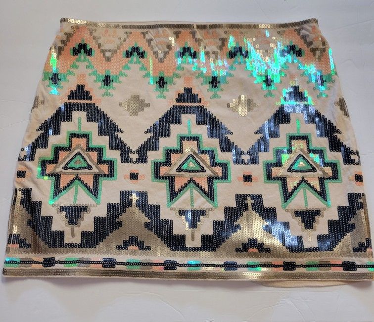 Gorgeous Express Aztec Sequins Mini Size S
