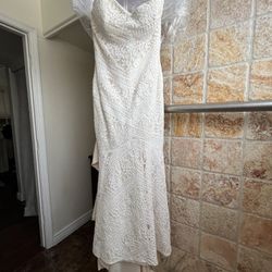 Lillian West Lace Wedding Dress 