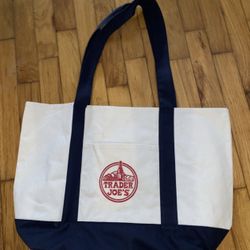 TRADER JOES CANVAS TOTE BAG