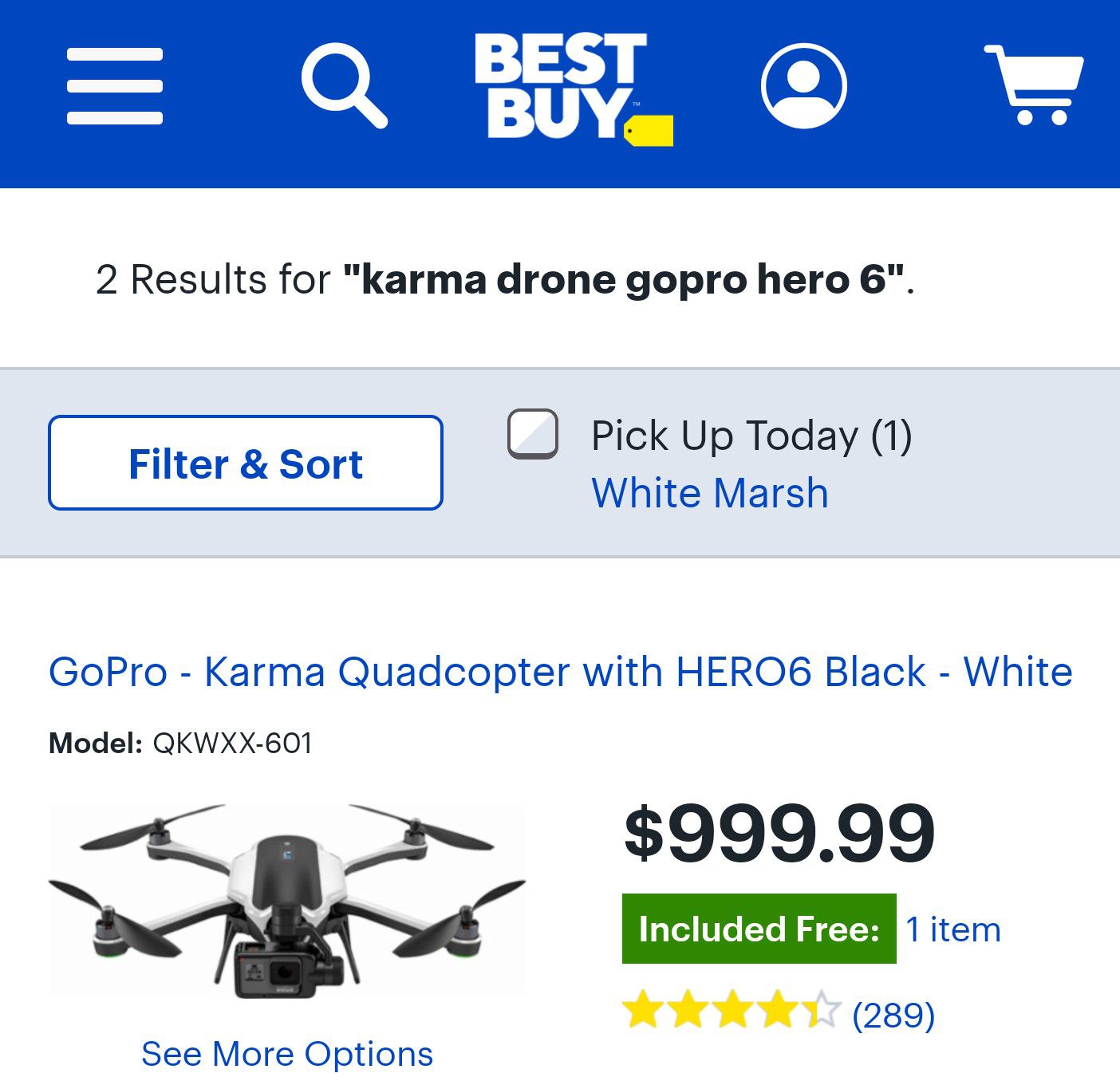 Go pro karma drone
