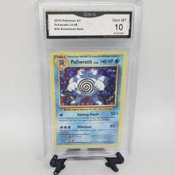 GMA 10 GEM MT 2016 Pokémon XY Poliwrath Holo