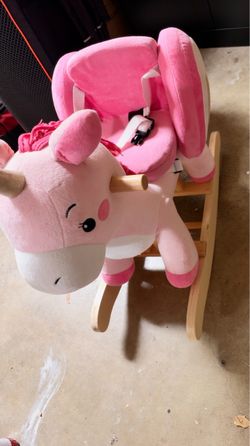 Unicorn rocking horse