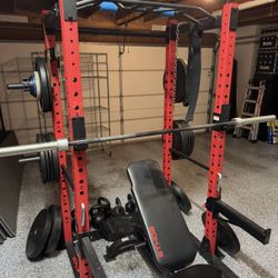 Weight Rack & Bench