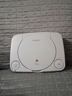 PlayStation 1 Slim Console fully working and tested - PS One Slim with cables