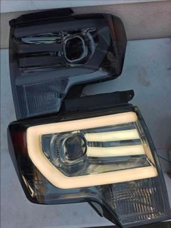 09-14 Ford F150 LED DRL Projector Headlights Luces Focos Micas Faros Faroles Headlamps