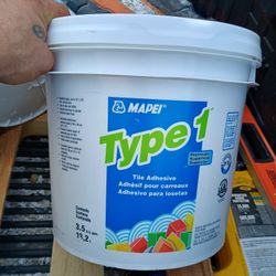 (3) 3.5 Gallon Bucket Of Pre Mixed Tile Mastic
