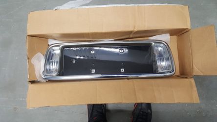 Cadillac deville 00-05 new oem license plate bracket