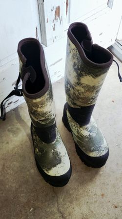 Camo Neoprene Rubber Hunting Boots