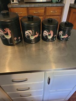 Vintage 1970 Ransburg Canister Set