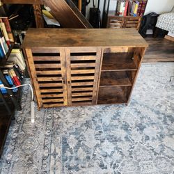 Cabinet With Doors And Shelves