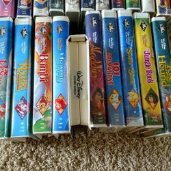 Disney vhs shop tapes for sale