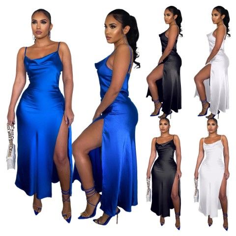 Women's Midi Slit Dress