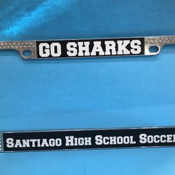 BLING Licence Plate Holder Santiago High School - Corona, CA
