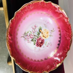 Vintage Antique Ceramic Bowl Market 3 Crowns  It’s The Early 1900 Unger Collection 