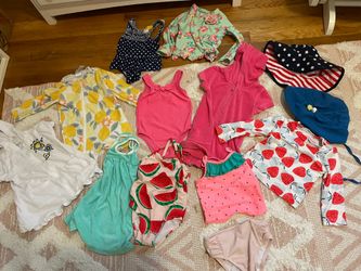 Baby Girl Bathing Suit Lot
