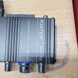 Kinter MA170 12V 2 Channel Mini Digital Audio Power Amplifier 