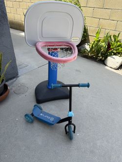 Mini Basketball Hoop And Scooter