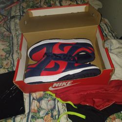 Nike Red And Blue Size 9.5