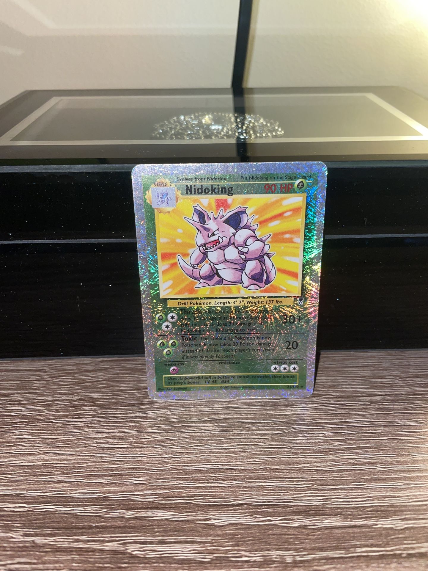 Nidoking 31/110 Legendary Collection 2002 Reverse Holo Rare Pokemon Card MP