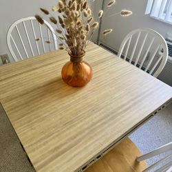 Wooden Table & Chairs