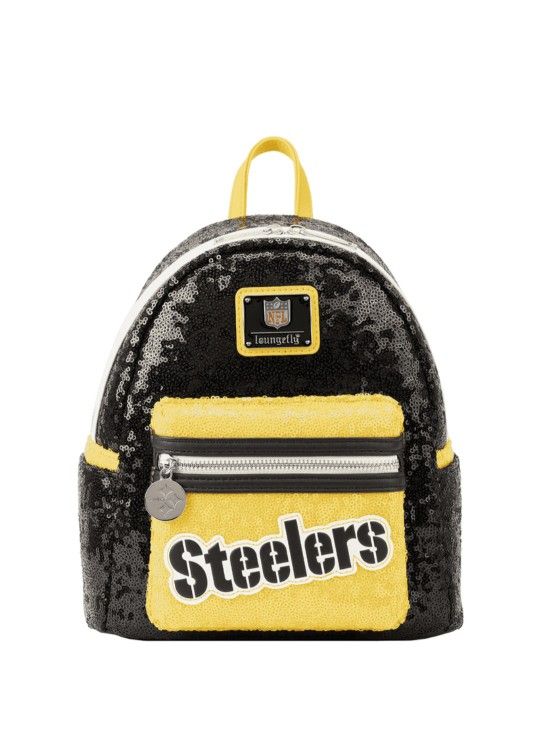 Loungefly Steelers Sequin Backpack Football