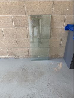 Custom-made 2 Glass Sheets. 35.5” x 15” x 1/8”. New. $40 Or Best Offer. Great bargain!