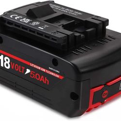 BAT609 Battery, 18V 5.0Ah Li-ion Battery Replace for Bosch 18V Cordless Power Tools Extended Batteries

