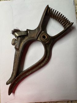 Vintage Tweco Senior Heavy Duty 500 Amp Welding Ground Clamp