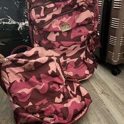 Matching Backpack And Roller Bag