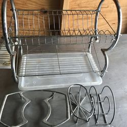 Kitchen Stainless Dish Rack And bathroom Holder