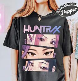 KPOP DEMON HUNTERS GIRL SHIRT SMALL GREY $15