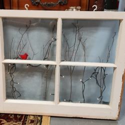 Lighted Window  Pane Great 2 Attract Customers  When Placed In STORE WINDOW  Lights Can Go On And Off Too! Include Greeting/ Message