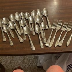 Stainless Silverware Lot For Sale 