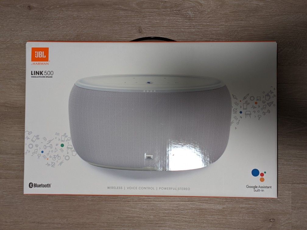 [New] JBL - Link 500 Wireless Speaker with Google Assistant - White