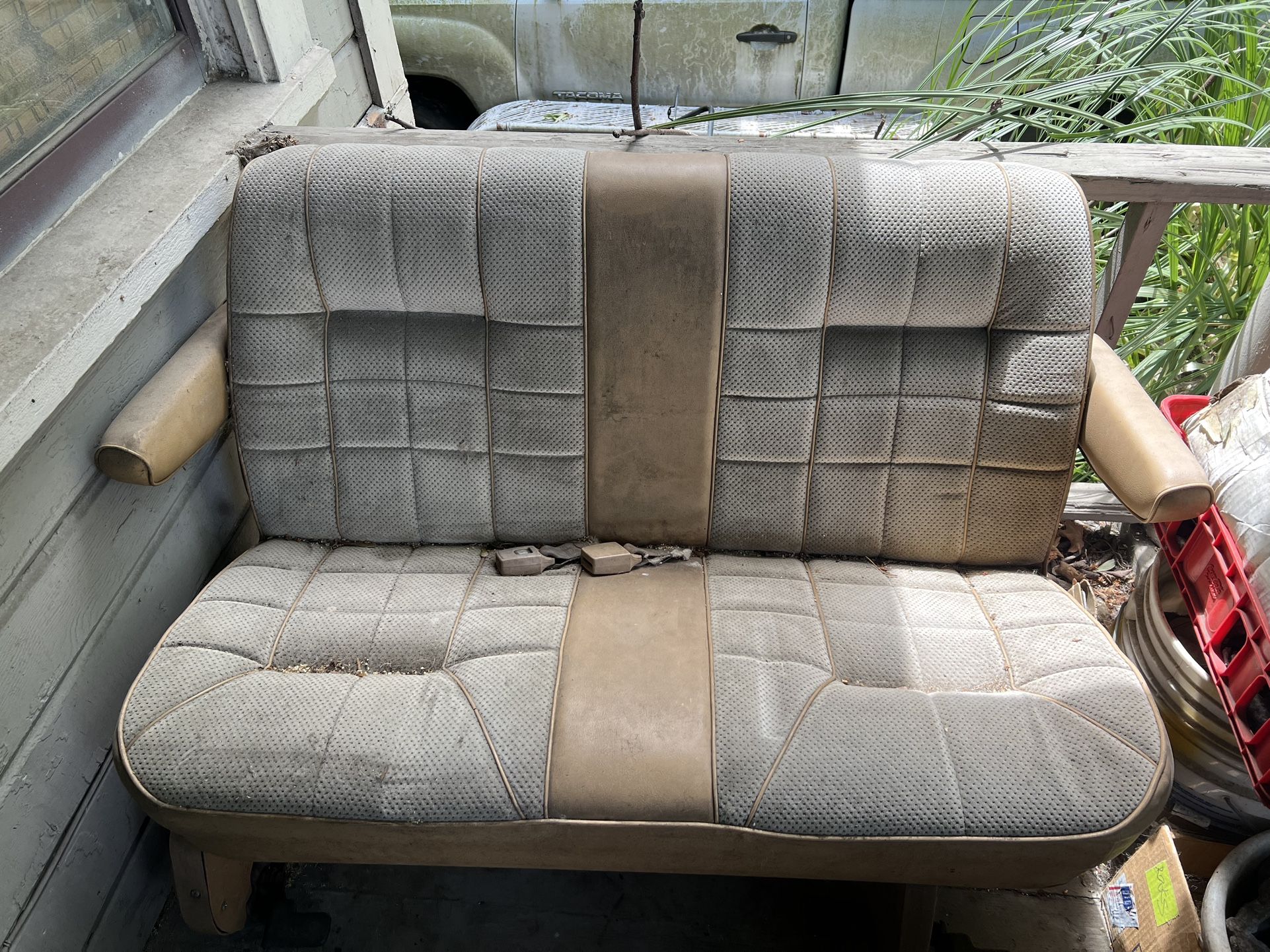 Worn Bench Seat