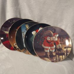 Edwin M. Knowles Cina Company Collector Plates by Tom Browning Limited edition