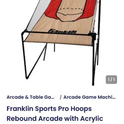 Franklin Sports Pro Hoops Rebound Arcade with Acrylic Backboard