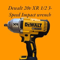 Dewalt 20v XR 3-Speed 1/2 Impact Wrench (Tool-Only) 