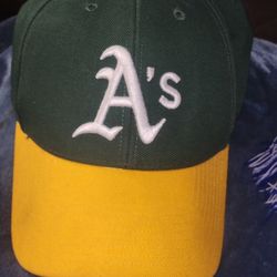 '47 Adult 2024 Kelly Oakland Athletics Cooperstown Hat, Green/White/Yellow