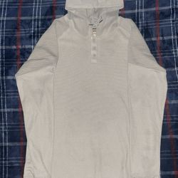 Hudson & Barrow grey thermal hoodie Size: 3XL