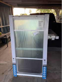 31-1/2-in x 59-1/2-in White Interior Vinyl Window