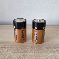 Two batteries D