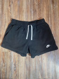 Nike Black Fleece Drawstring Shorts