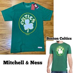 Mitchell & Ness Kelly Green Boston Celtics Hardwood Classics T-shirt Men’s Sz XL