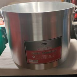 Winco Restaurant Quality 60-qt Aluminum Sauce Pot