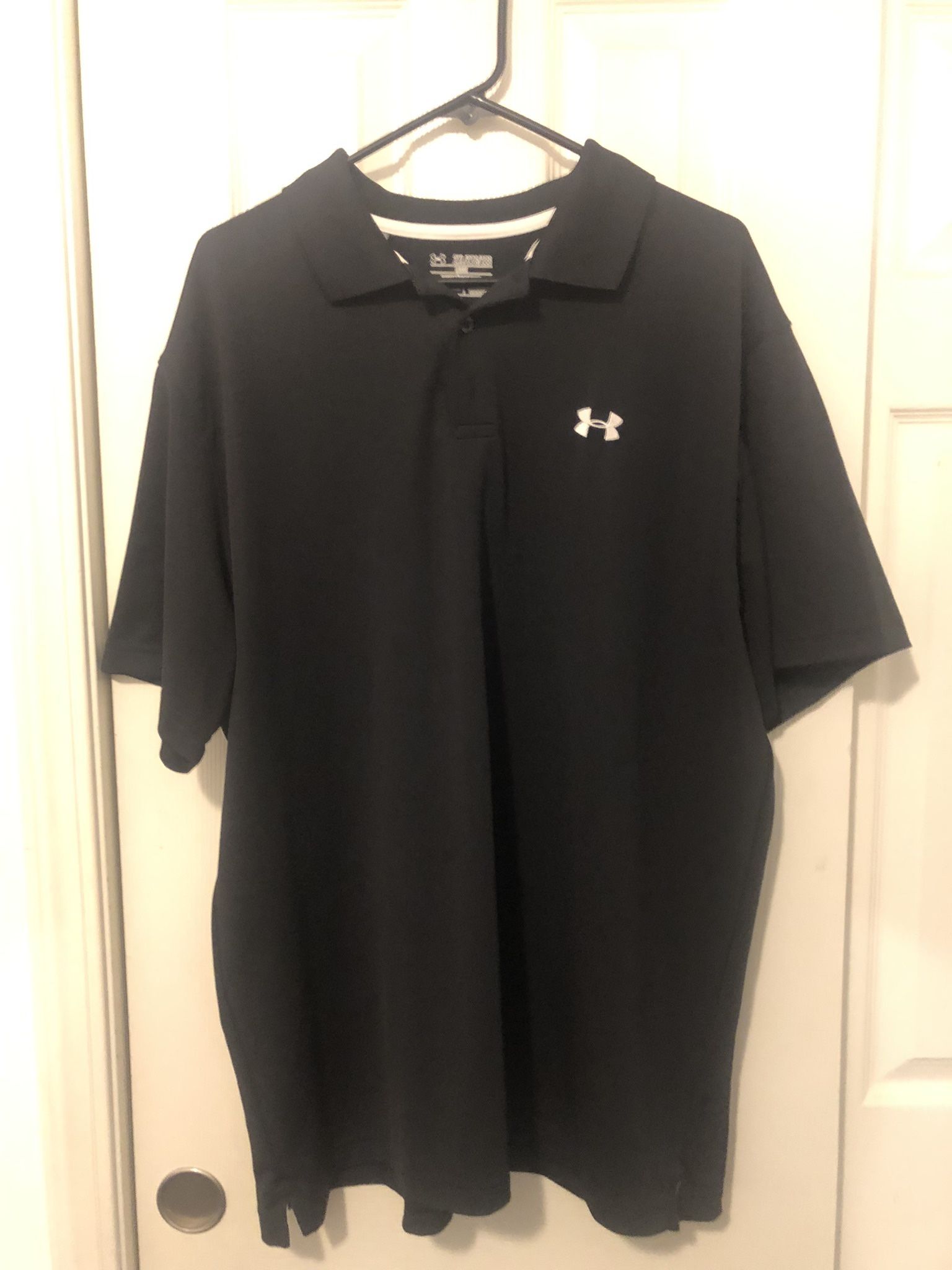 Men's Under Armour Shirt Polo Loose Coupe Lache Heat Gear